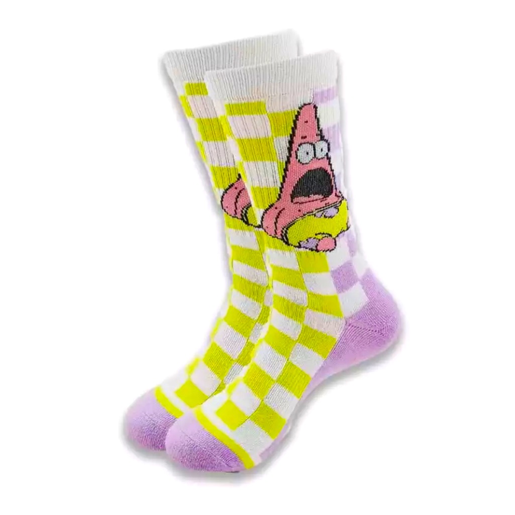 Patrick Star Checked Socks